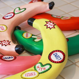 Banana Wall Hanging - Pink