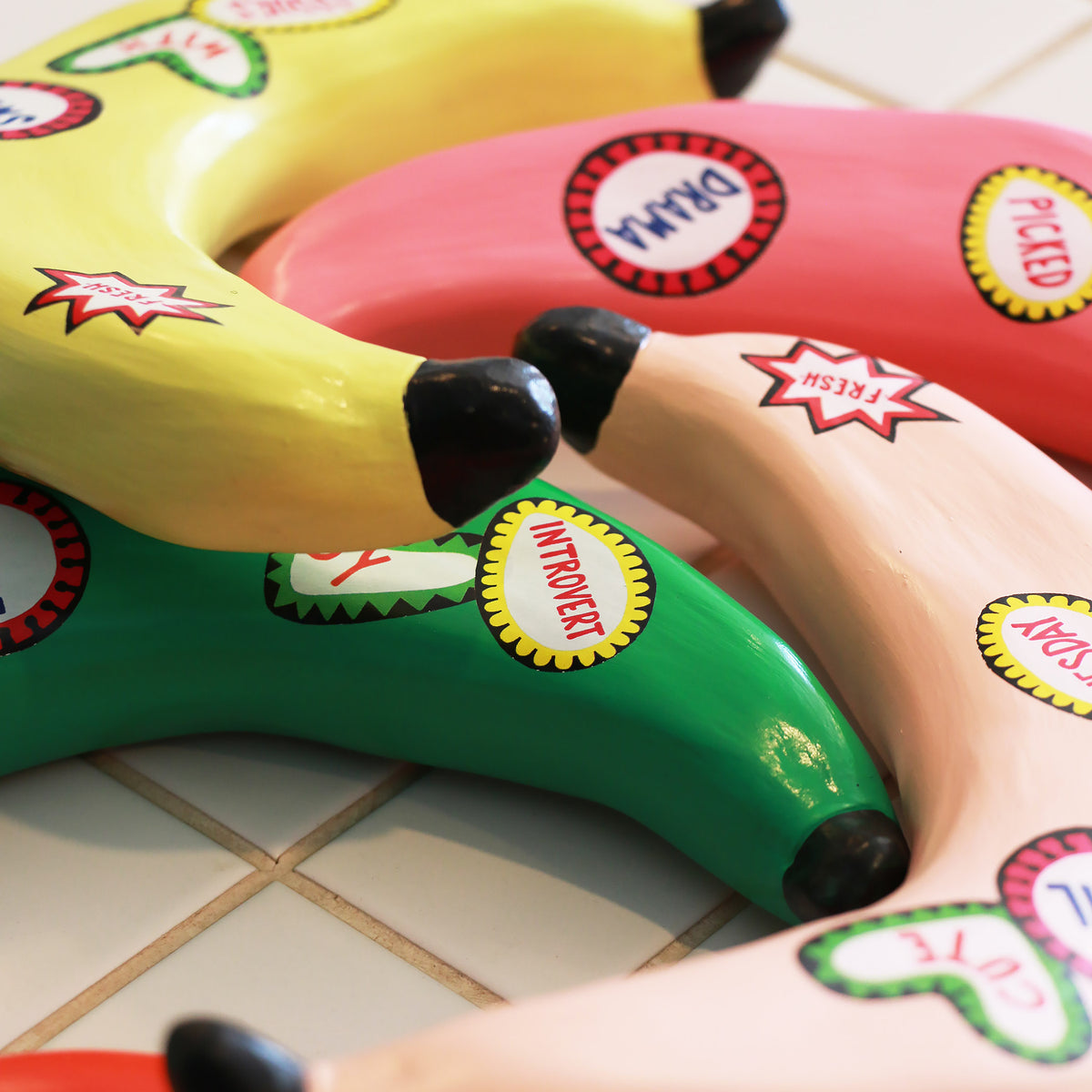 Banana Wall Hanging - Green