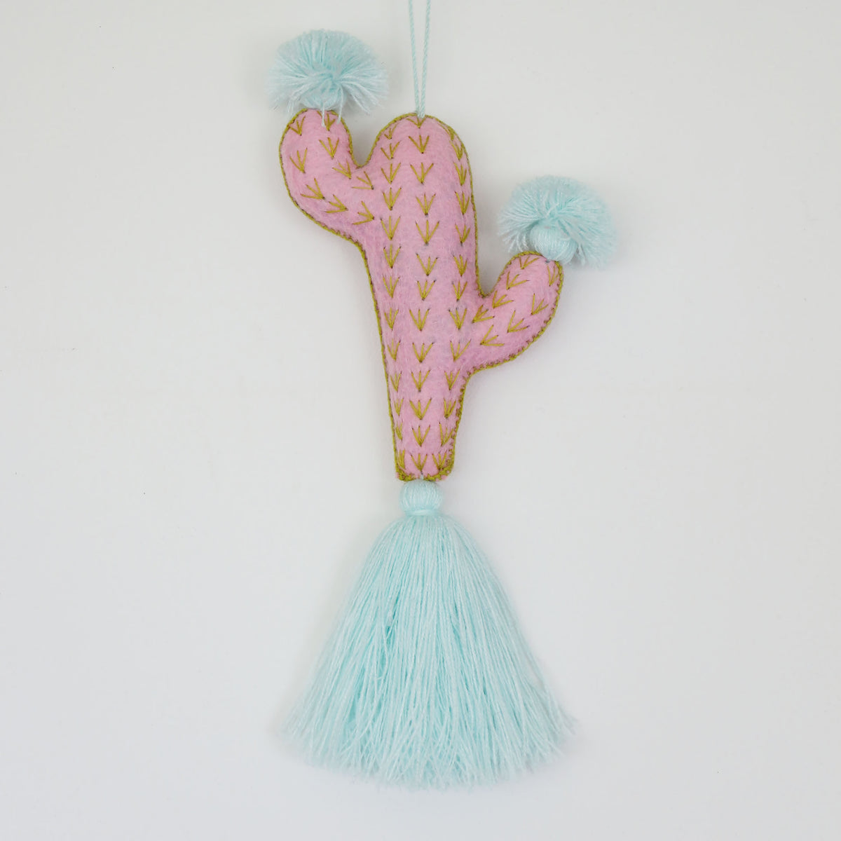 Cactus Flor Felt Charm - #04