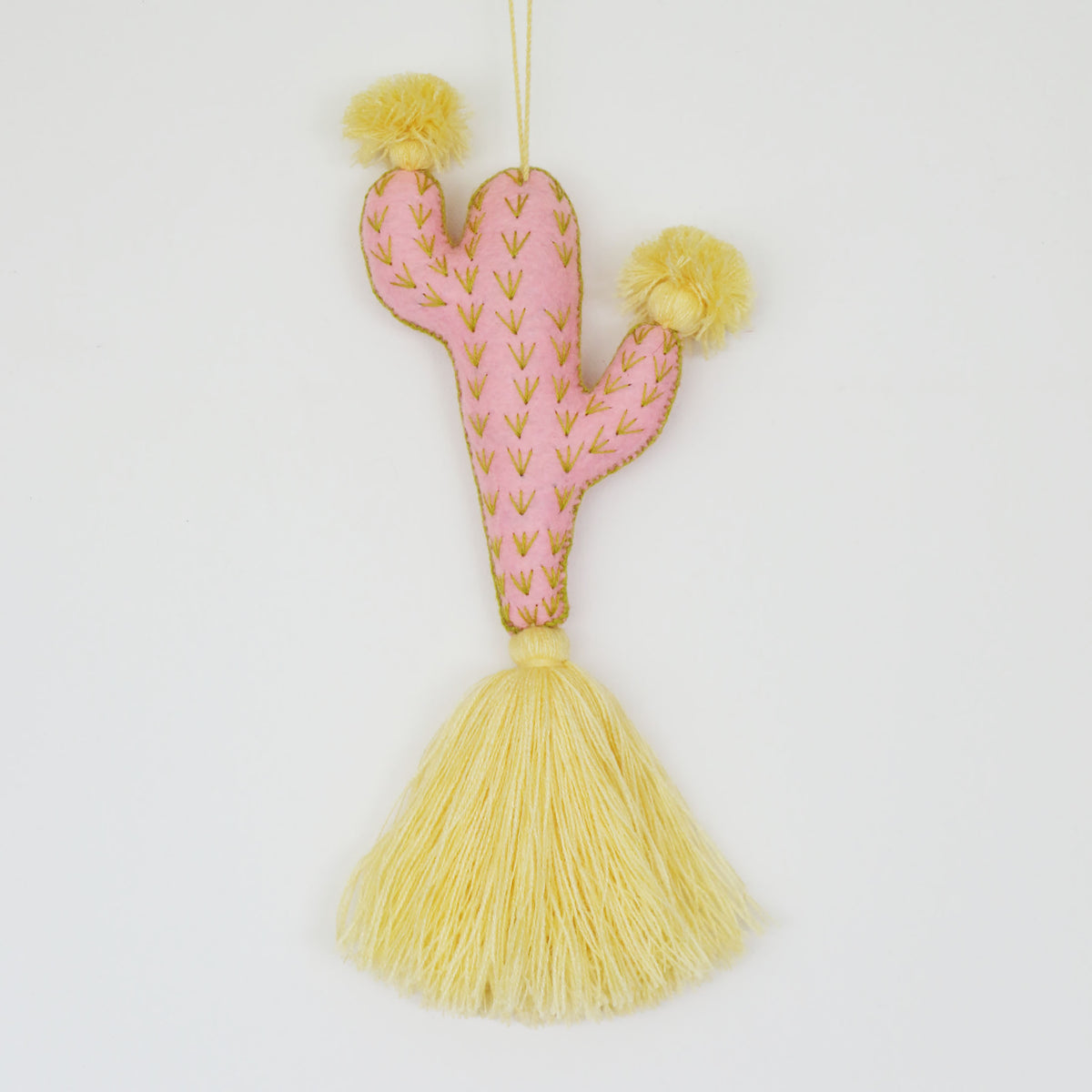 Cactus Flor Felt Charm - #05