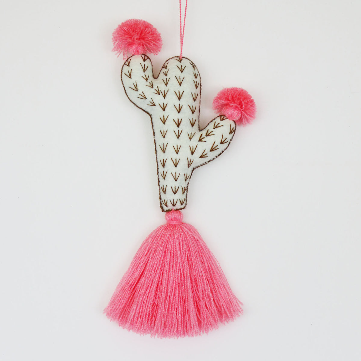 Cactus Flor Felt Charm - #06