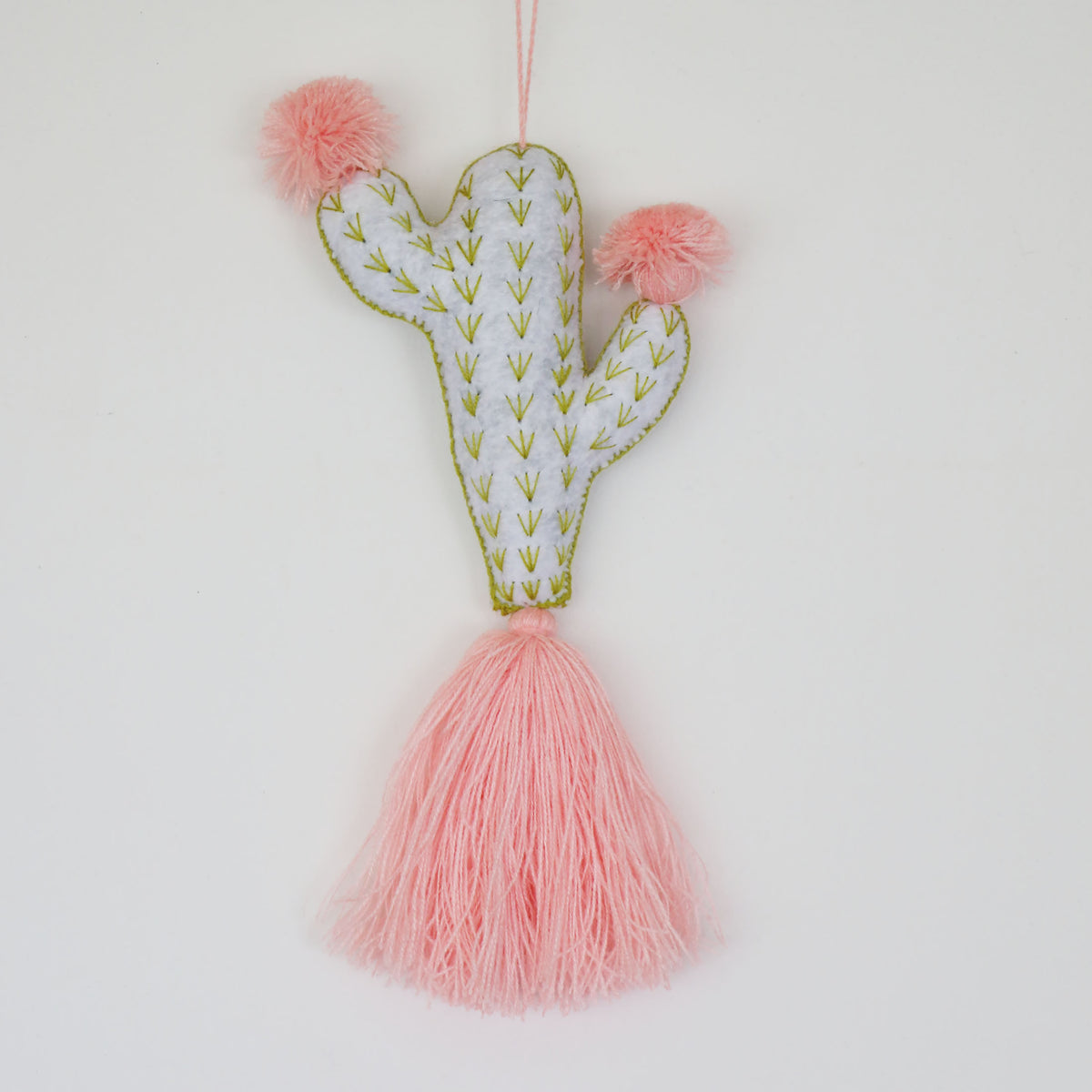 Cactus Flor Felt Charm - #08