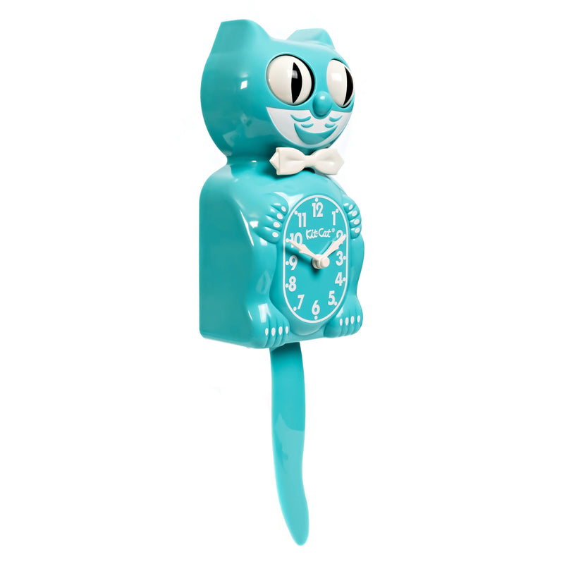 Vibrant Turquoise Kit-Cat Klock