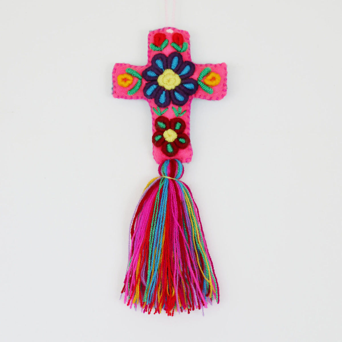 Cruz Arcoiris Felt Charm - #03