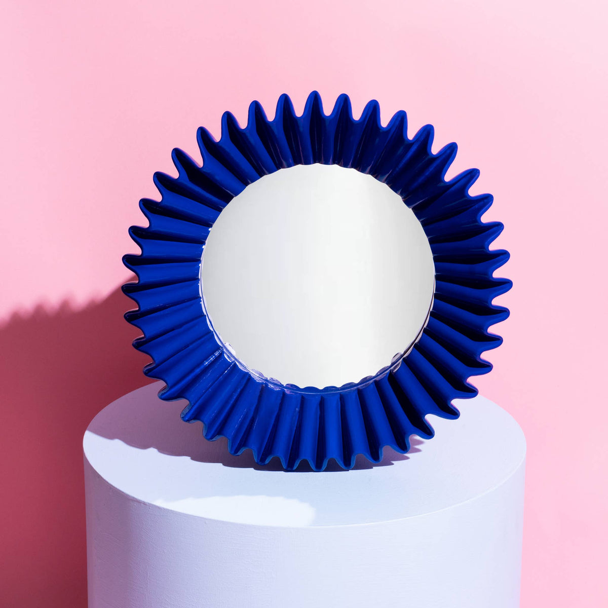 Plaza Wall Mirror - Cobalt Blue