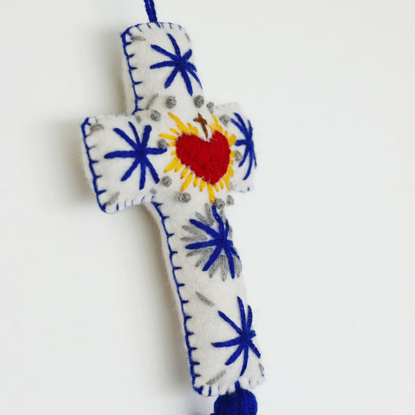 Eterna Cross Felt Charm