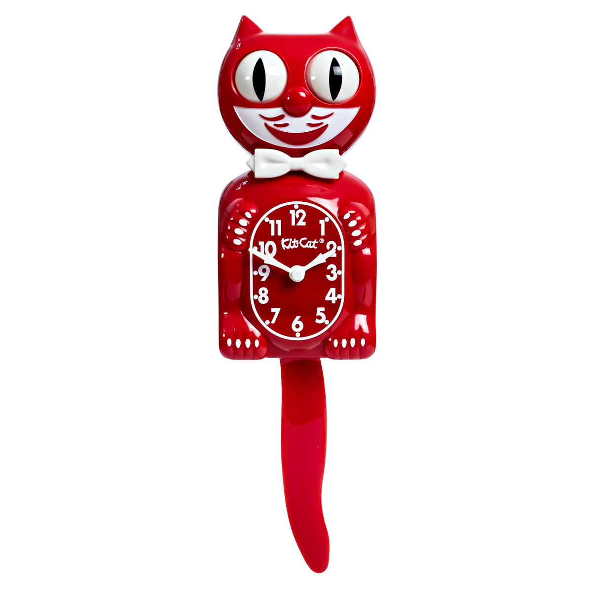 Red Classic Kit-Cat Klock