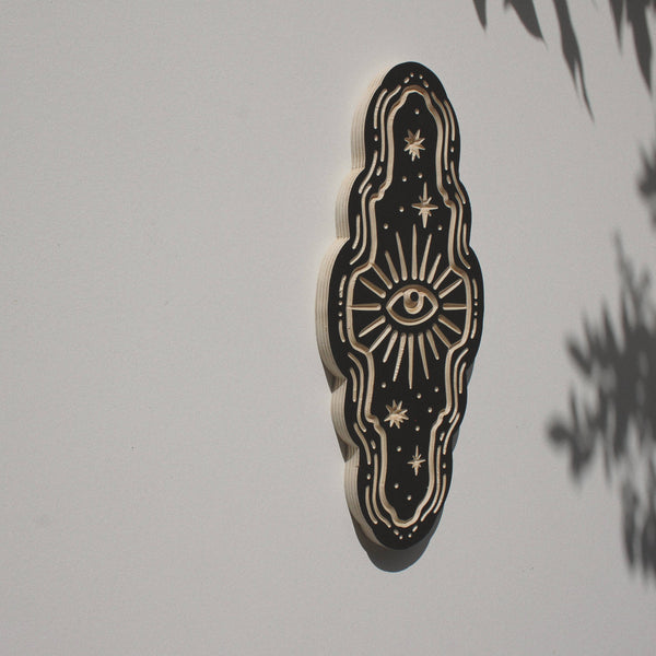 Eye Carved Wall Hanging