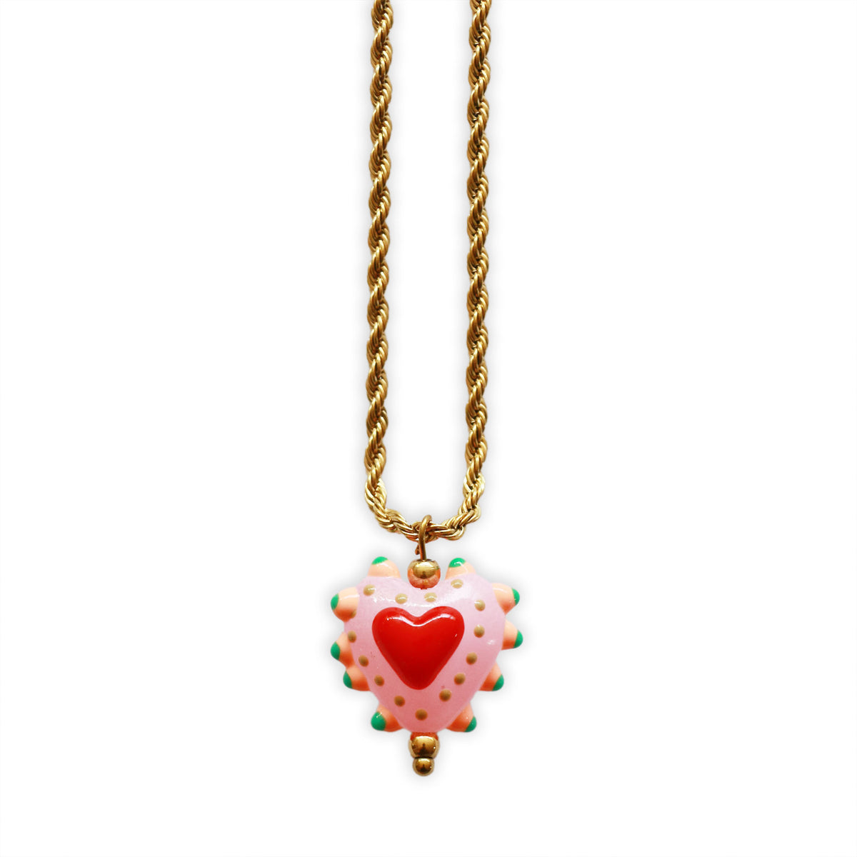Dulce Amor Necklace - Pink