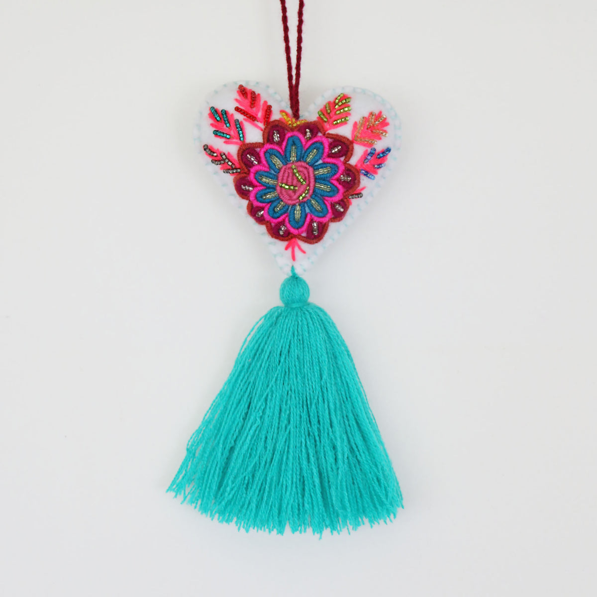 Amor Beaded Felt Charm - #04