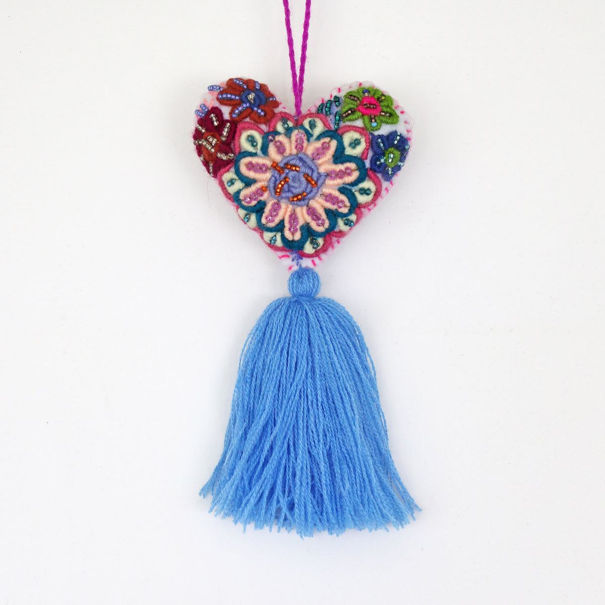 Amor Beaded Felt Charm - #05
