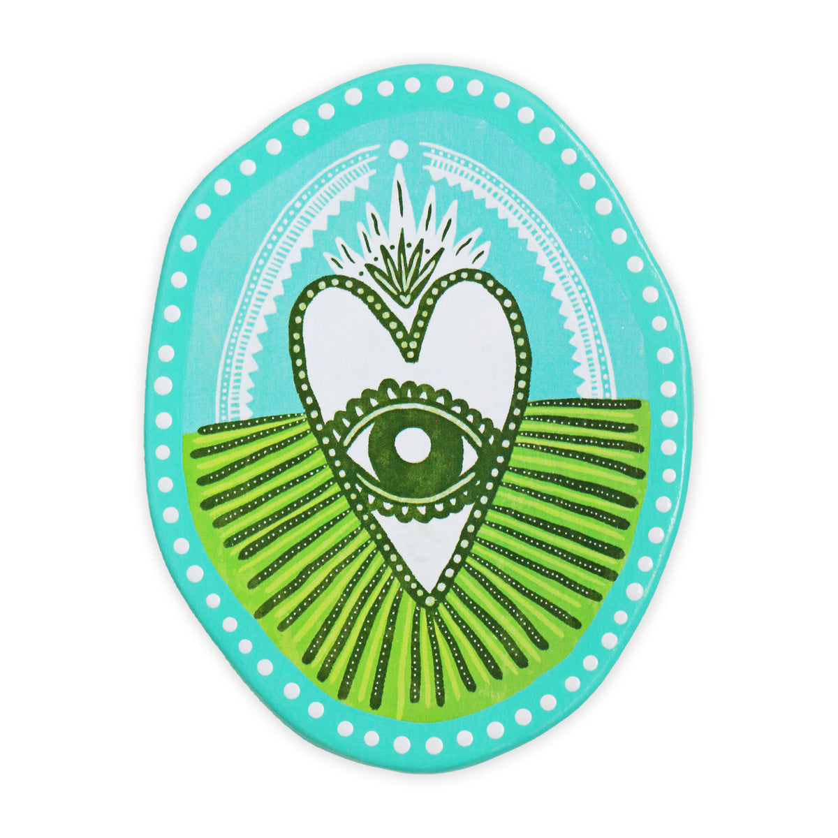 Ligera Aqua Oval Tile