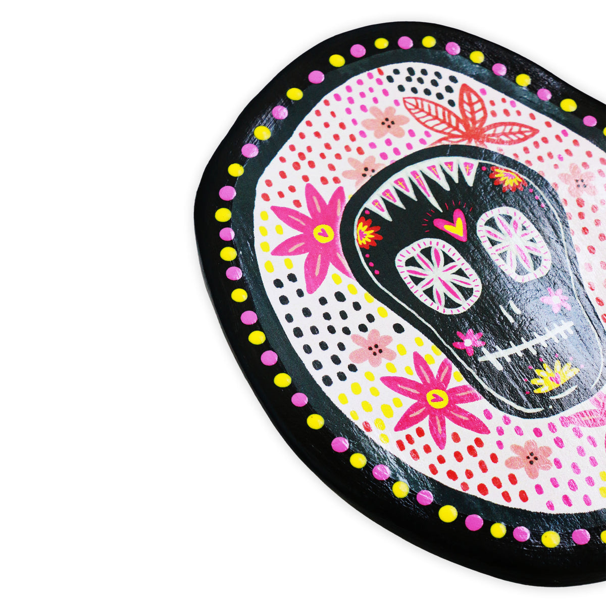 Mi Vida Skull Oval Tile