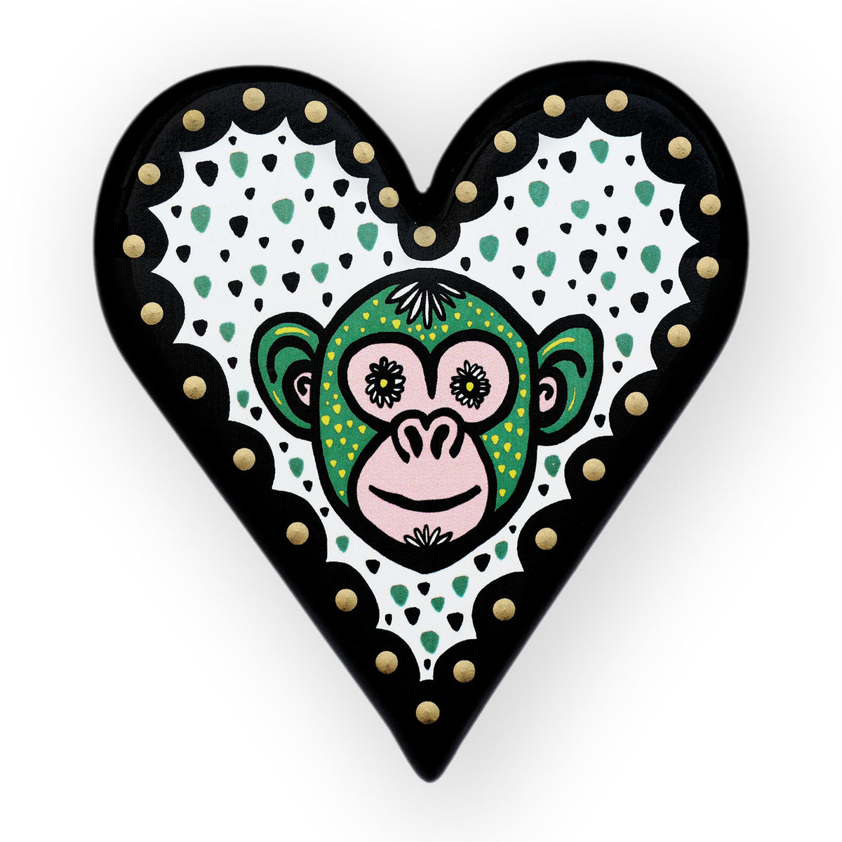 Fresco Monkey - Mini Heart