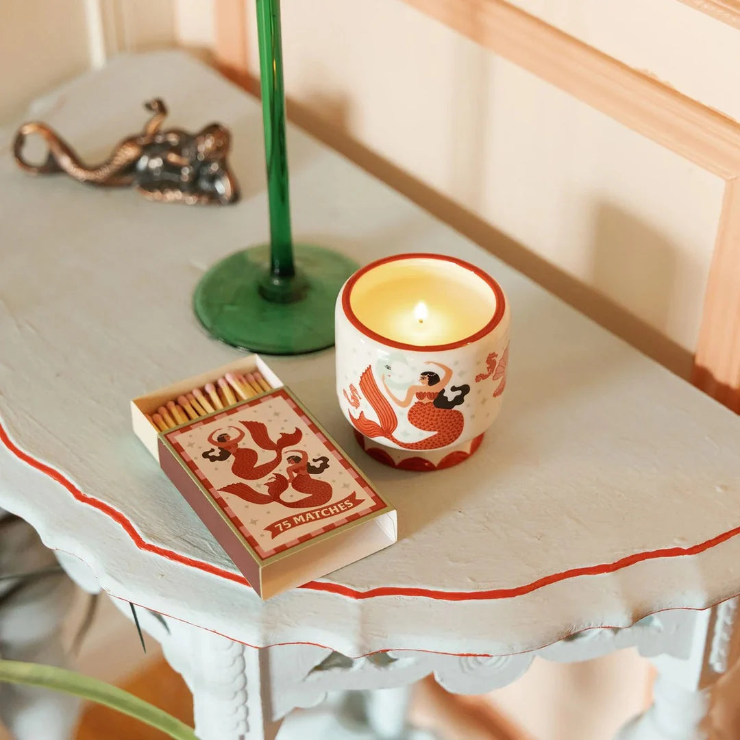 Mermaid Candle - Ginger & Teak