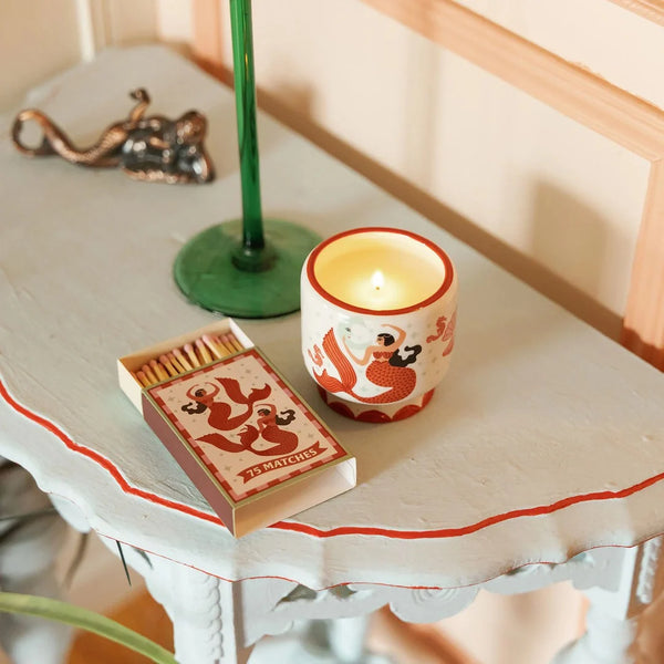 Mermaid Candle - Ginger & Teak