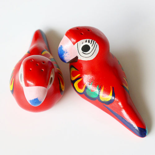 Parakeet Salt & Pepper Shakers