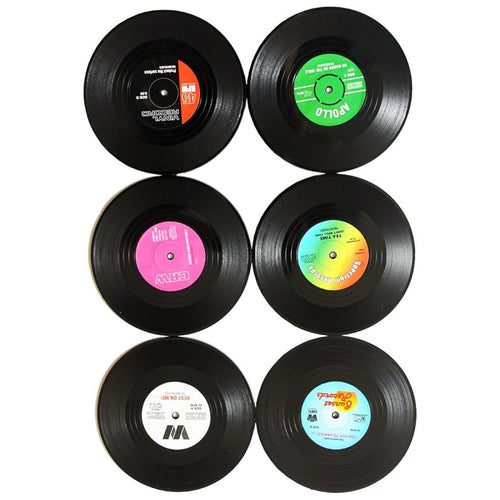 Coasters - Vinyl Record 6pc Boxed