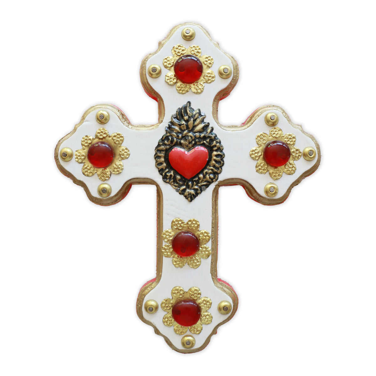 Samara Wall Cross - White