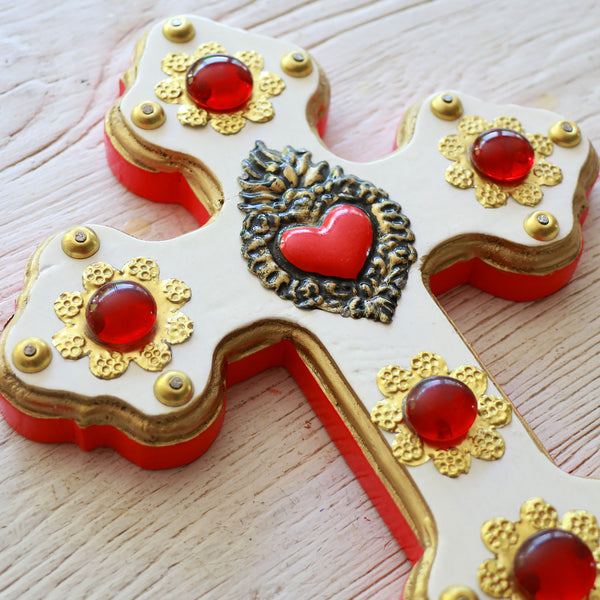 Samara Wall Cross - White