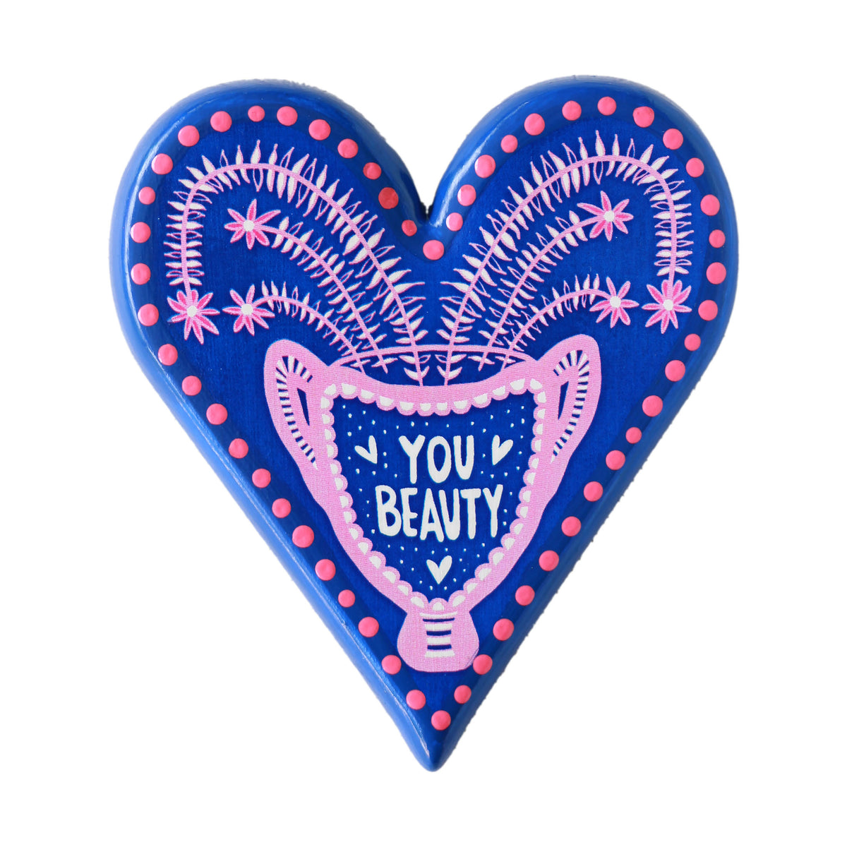 You Beauty Blue - Mini Heart