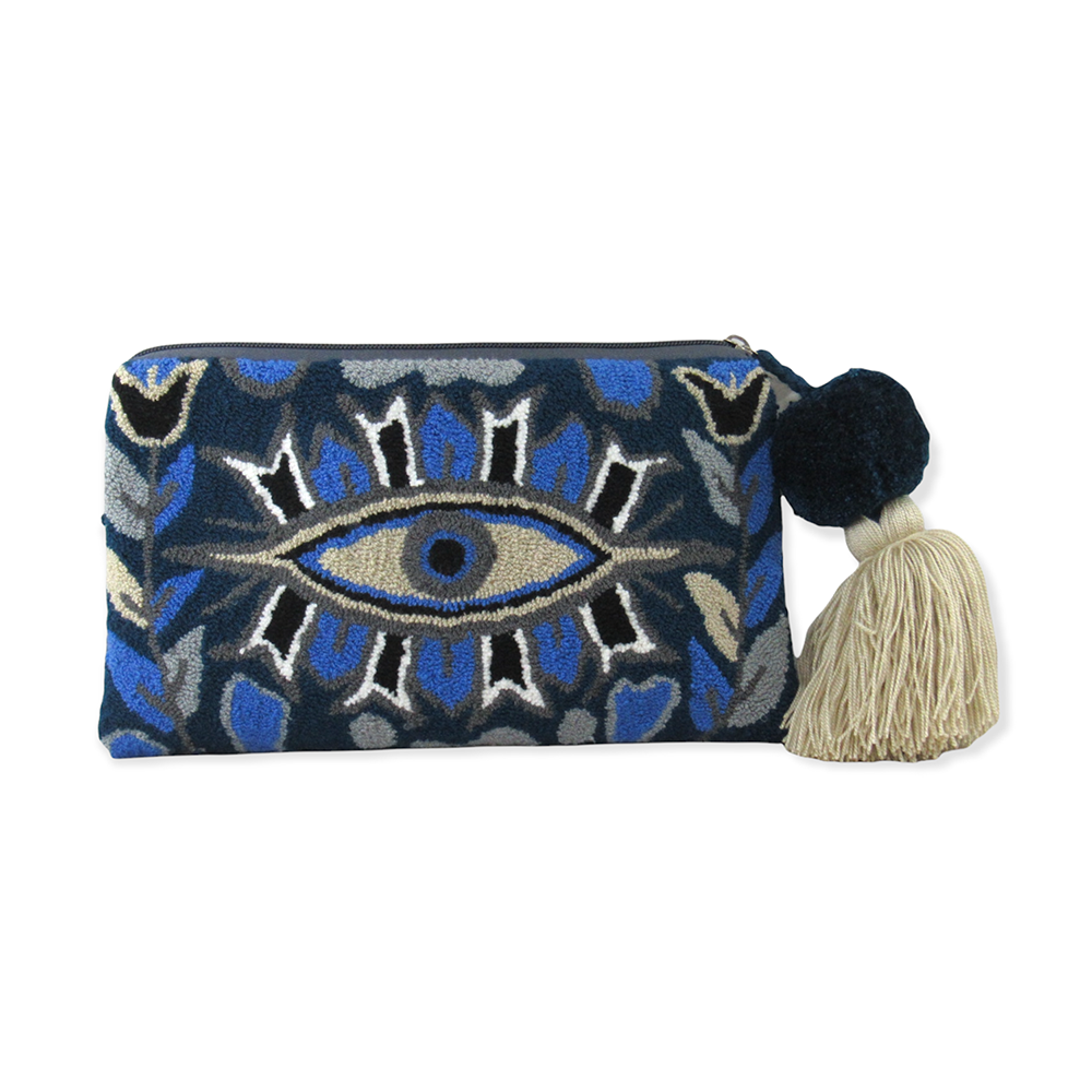 Eye best sale clutch bag