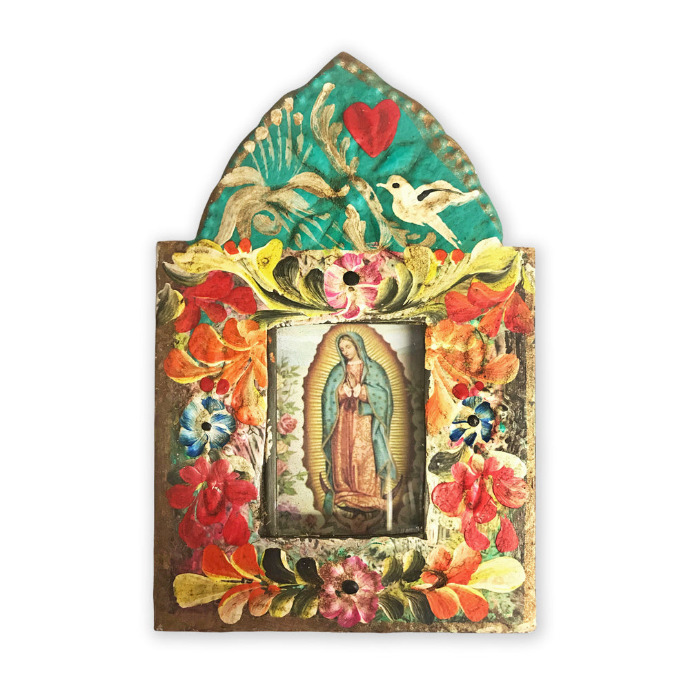 Guadalupe Antiqued Shrine