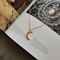 Moon Crescent 925-SS Necklace